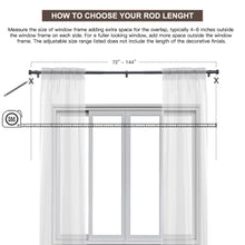 Load image into Gallery viewer, 1 Inch Sturdy  Window Curtain Rod