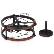 Load image into Gallery viewer, 2-Light Industrial Flush Mount Lighting,Bronze