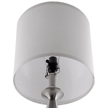 Load image into Gallery viewer, Beside Table Lamp Set of 2 with USB Port, Brushed Nickel