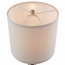 Load image into Gallery viewer, Beside Table Lamp Set of 2 with USB Port, Brushed Nickel