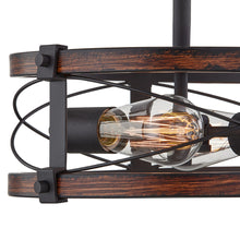 Load image into Gallery viewer, 2-Light Industrial Flush Mount Lighting,Bronze