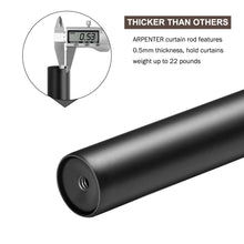 Load image into Gallery viewer, 1 Inch Sturdy  Window Curtain Rod