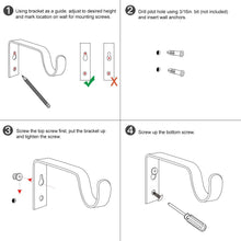 Load image into Gallery viewer, 1 Inch Sturdy  Window Curtain Rod