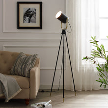 Load image into Gallery viewer, Industrial Rustic Tripod Floor lamp