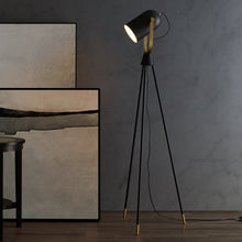 Load image into Gallery viewer, Industrial Rustic Tripod Floor lamp