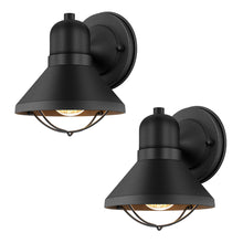 Load image into Gallery viewer, 2-Pack Outdoor Wall Light Fixtures,Black
