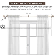 Load image into Gallery viewer, 1 Inch Indoor/Outdoor Window Curtain Rod
