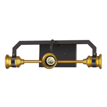 Load image into Gallery viewer, 3-Light Bathroom Vanity Light Fixtures,Warm Brass and Bronze Finish
